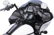 FAT BAGGERS INC. 1-1/4" EZ Install Pointed Top Handlebar - 12" - Black 906012-B