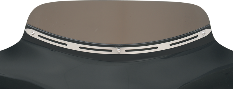 MEMPHIS SHADES Fairing Windshield Trim - Stainless Steel - Slotted - Slim MEM0923 - PartsOutlet.com.au