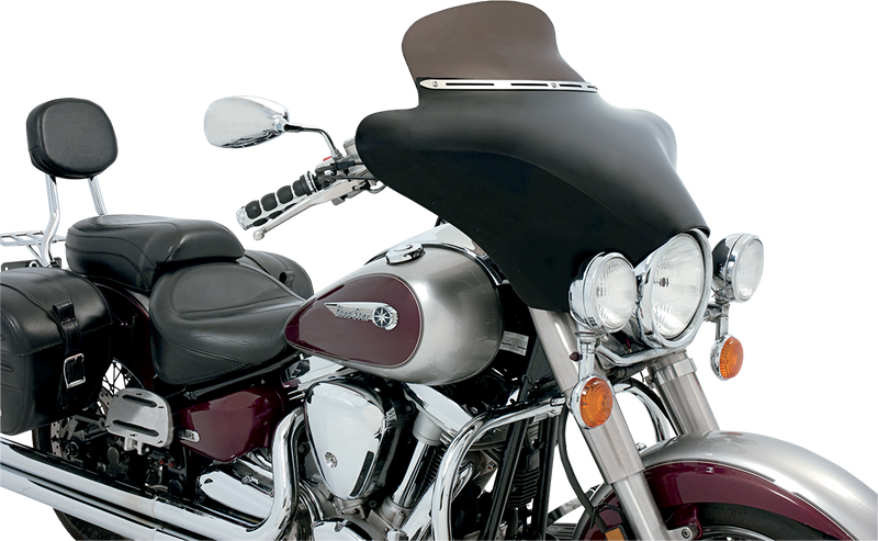 MEMPHIS SHADES Fairing Windshield Trim - Stainless Steel - Slotted - Slim MEM0923 - PartsOutlet.com.au