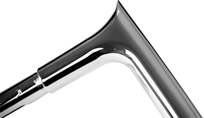 FAT BAGGERS INC. 1-1/4" EZ Install Pointed Top Handlebar - 14" - Chrome 906014
