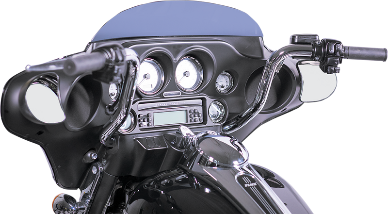 FAT BAGGERS INC. 1-1/4" EZ Install Round Top Handlebar - 12" - Chrome 903012