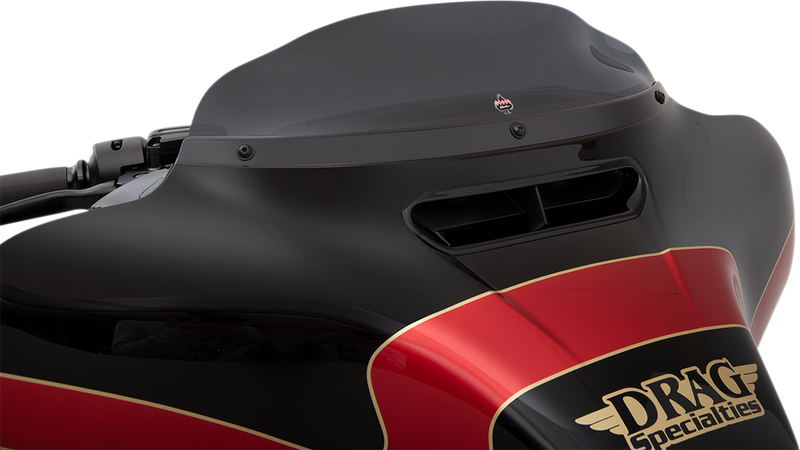 KLOCK WERKS Flare Windshield - 4" - Dark Smoke - FLH '14-'25 - KWW-01-0405