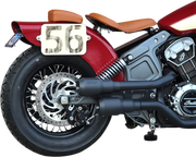 KLOCK WERKS Number Plate Kit - Indian 2015-2023 - KWS-04-0392 - PartsOutlet.com.au