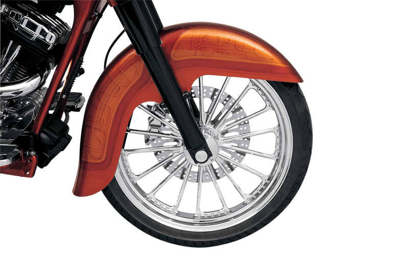 KLOCK WERKS Benchmark Front Fender Kit - Non-Raked - Steel - 21" - FL '14-'23 - KWF-01-0101-2014