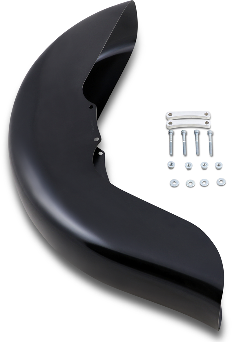 KLOCK WERKS Benchmark Front Fender Kit - Non-Raked - Steel - 21" - FL '14-'23 - KWF-01-0101-2014