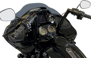 FAT BAGGERS INC. 1-1/2" EZ Install Flat Top Handlebar - 12" - Black 606012-B