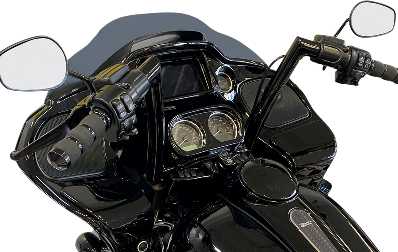 FAT BAGGERS INC. 1-1/2" EZ Install Flat Top Handlebar - 12" - Black 606012-B