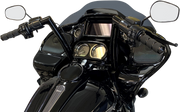 FAT BAGGERS INC. 1-1/2" EZ Install Flat Top Handlebar - 12" - Black 606012-B