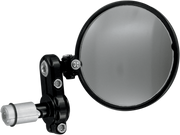 PSR Mirror - Franco/Folded-In - Side View/Bar-End - Round - Black 00-00200-22