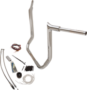 FAT BAGGERS INC. 1-1/2" EZ Install Pointed Top Handlebar Kit - 16" - Chrome 809116