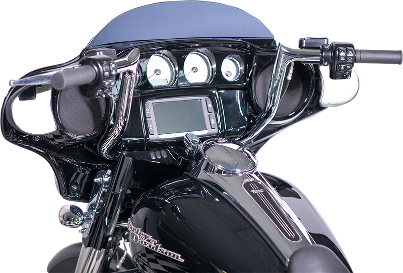 FAT BAGGERS INC. 1-1/4" EZ Install Pointed Top Handlebar Kit - 16" - Chrome 909116