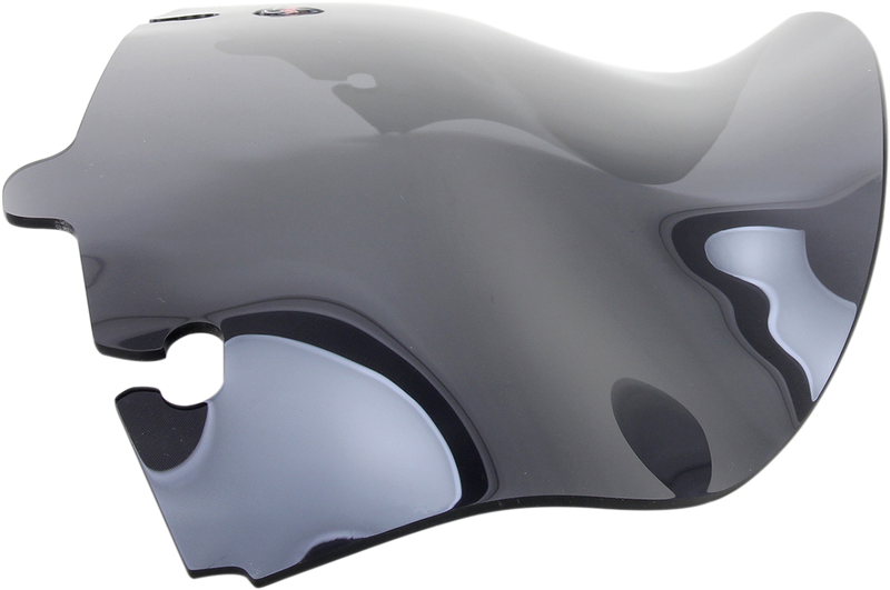 KLOCK WERKS Flare Windshield - 6-1/2" - Dark Smoke - FLH Street Glide '14-'25 - KWW-01-0199-2014