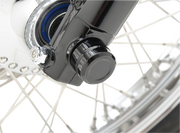 DRAG SPECIALTIES Axle Cap - Front - Black - '08-'21 XL - 0214-0831 - PartsOutlet.com.au