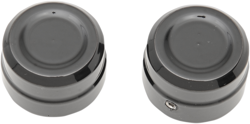 DRAG SPECIALTIES Axle Cap - Front - Black - '08-'21 XL - 0214-0831 - PartsOutlet.com.au