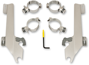 MEMPHIS SHADES Batwing Trigger Lock Mounting Kit - Kingpin - Polished MEK1927 - PartsOutlet.com.au