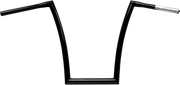 TODD'S CYCLE 1-1/4" Strip Handlebar - Strip - Fat Bobber - 12" Rise - Black 0601-2726