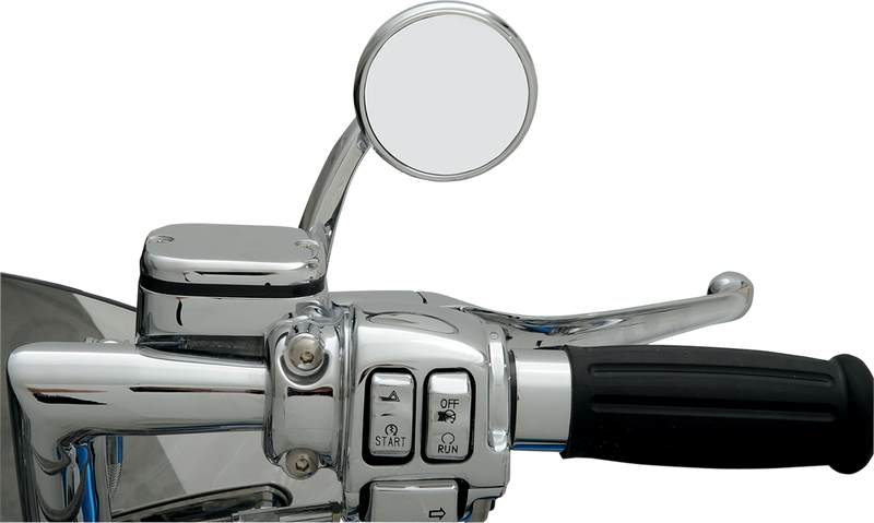 TODD'S CYCLE Mirror - Shooter - Side View - Round - Chrome - Right - Each SMR-1