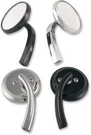 TODD'S CYCLE Mirror - Shooter - Side View - Round - Chrome - Right - Each SMR-1