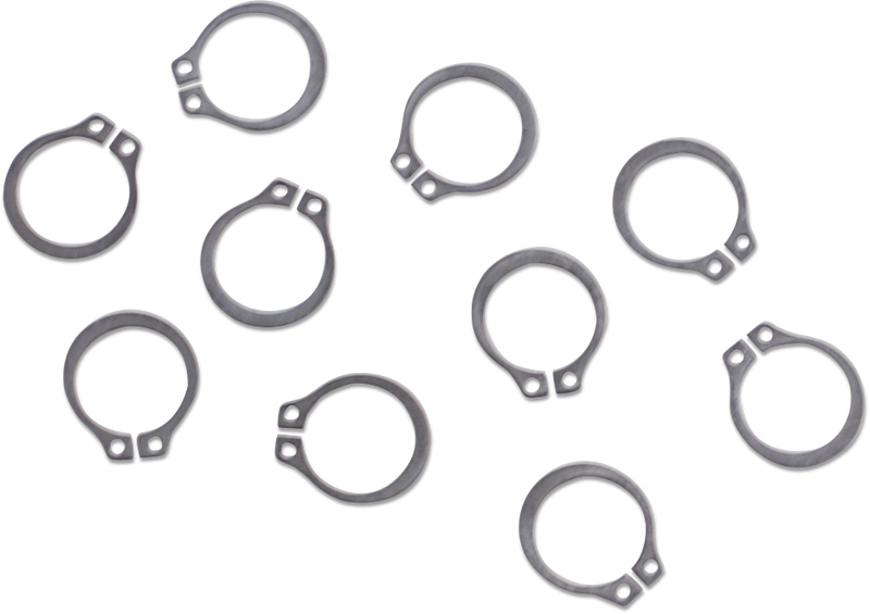 JAMES GASKET Oil Pump Shaft Snap Ring - 10 Pack - Big Twin '69-'99 - JGI-11002