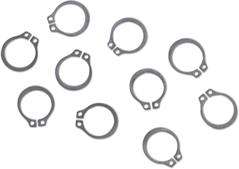 JAMES GASKET Oil Pump Shaft Snap Ring - 10 Pack - Big Twin '69-'99 - JGI-11002