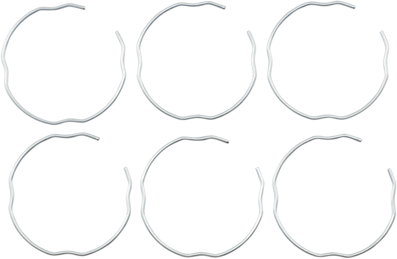 JAMES GASKET Fork Seal Retainers - 39 mm - 6 Pack - XL '87-'22 - JGI-45905-87