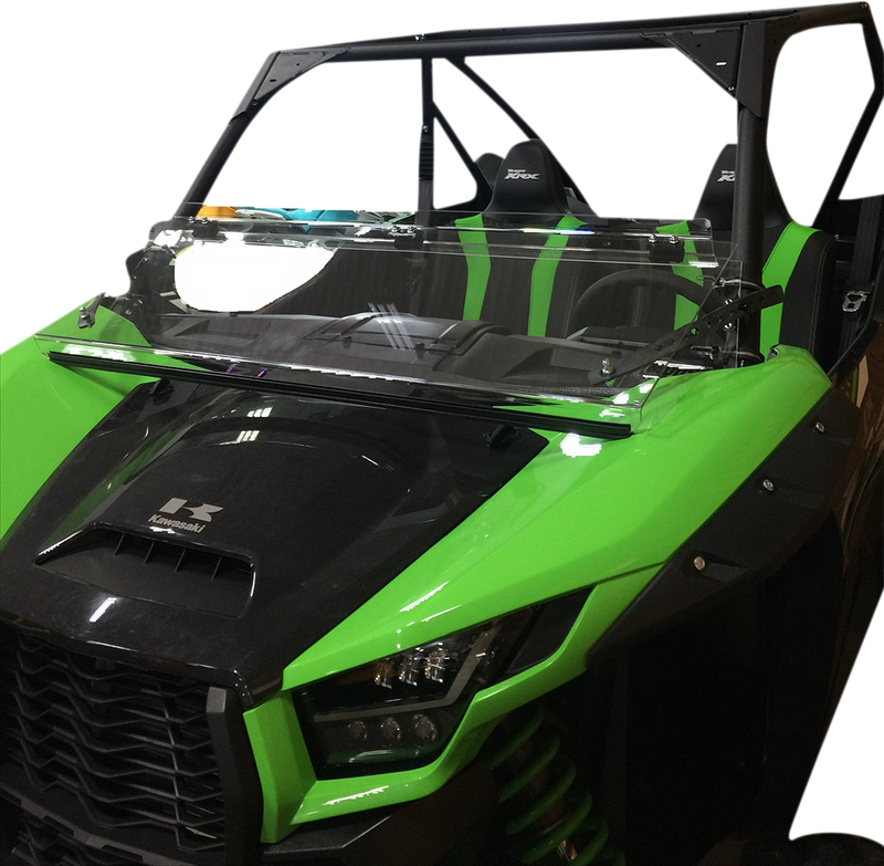 MOOSE UTILITY Full Folding Windshield - Kawasaki KRX '20-'21 - LEMA100-0048 - PartsOutlet.com.au