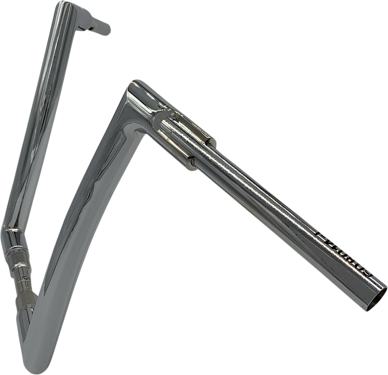 FAT BAGGERS INC. 1-1/2" EZ Install Flat Top Handlebar - 14" - Chrome 608014
