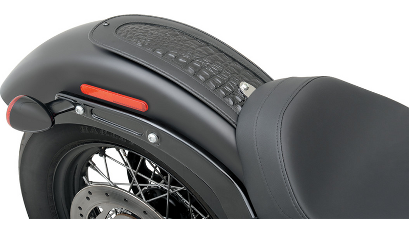 DRAG SPECIALTIES Fender Skin - Faux Gator Skin - 14" Center - Softail 18+ - 1405-0280