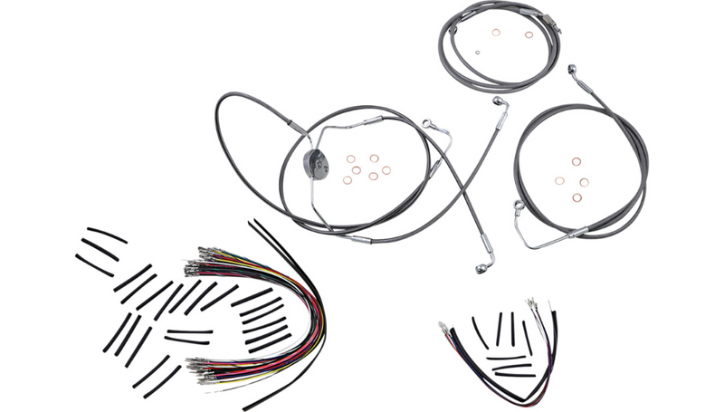 MAGNUM SHIELDING Control Cable Kit - XR - Stainless Steel - 12" - 14" - FL '09-'12 - 589021