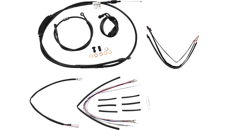BURLY BRAND Control Kit - 18" Ape Hanger Handlebars - Road King '14-'16 - B30-1172