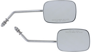 DRAG SPECIALTIES Rectangle Mirrors - Long - Chrome 60-0014/15X - PartsOutlet.com.au