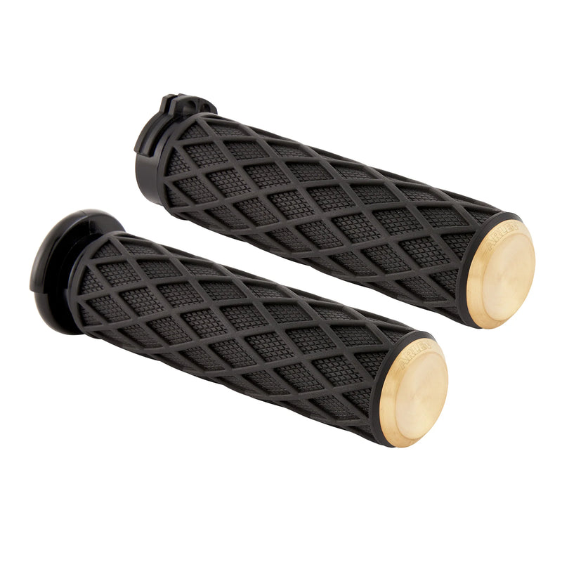 ARLEN NESS DIAMOND GRIPS, BRASS - FLY-BY-WIRE (FBW) - 500-009 - PartsOutlet.com.au