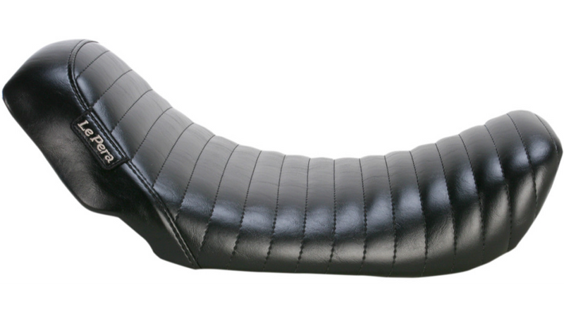 LE PERA Bare Bones Seat - Pleated - FXD '06-'17 LK-001PT - PartsOutlet.com.au
