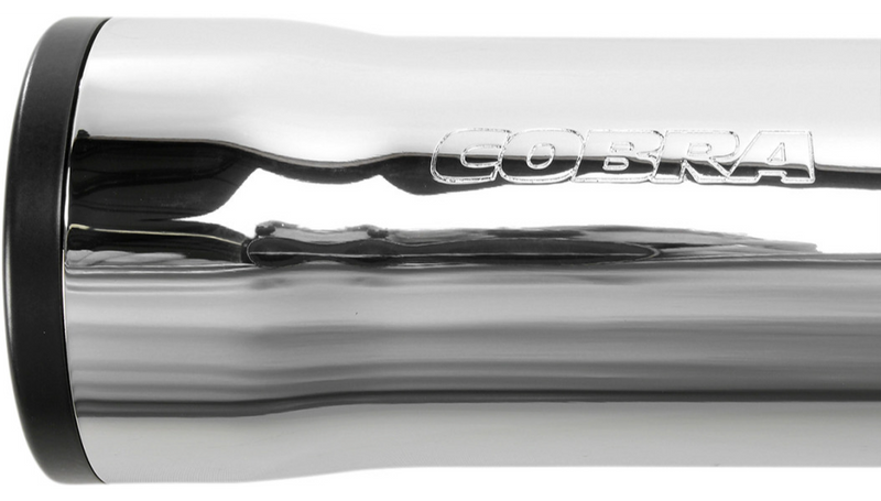 COBRA 3" RPT Mufflers - Softail '00-'06 - Chrome - 6050