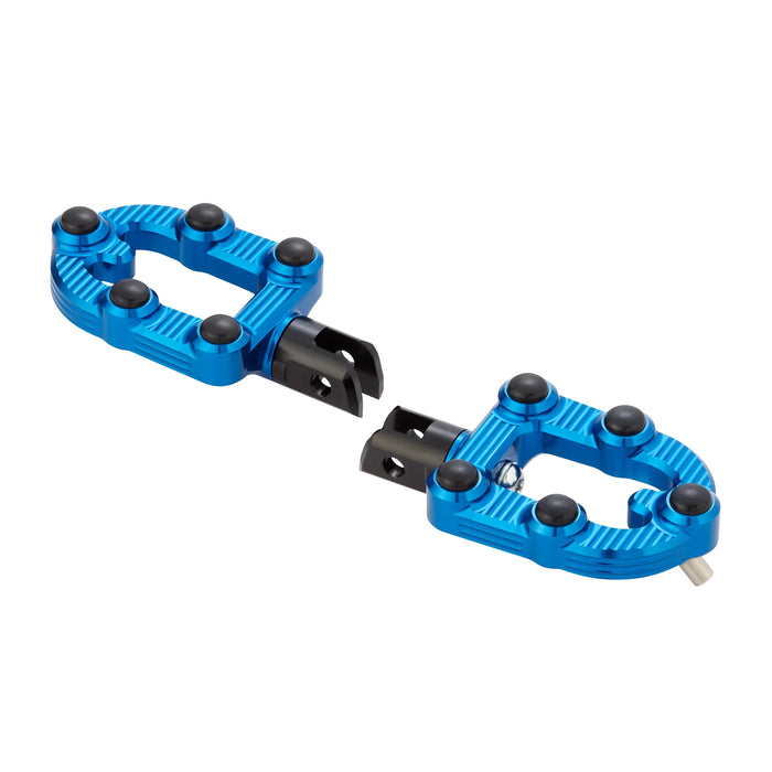 ARLEN NESS MX FOOTPEGS, BLUE - FOOTPEGS / NO MOUNTS - 07-903