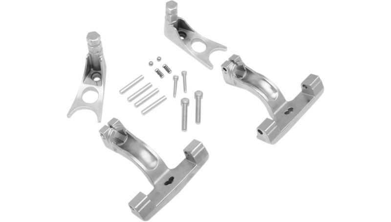 DRAG SPECIALTIES Passenger Floorboard Mount - Harley-Davidson 2000-2017 - Chrome - FLST P17-0411C - PartsOutlet.com.au