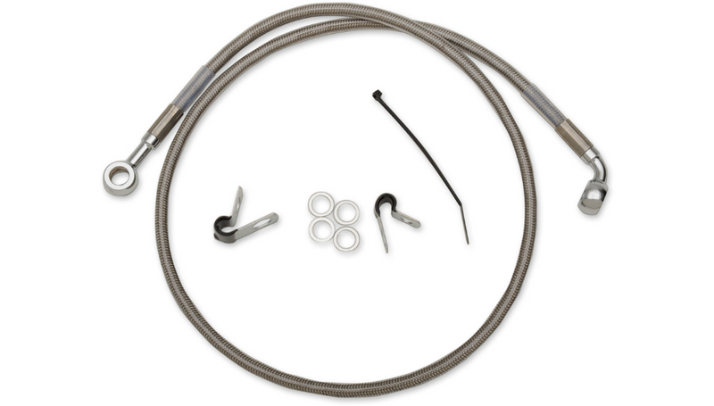 DRAG SPECIALTIES Brake Line - Front - 38-3/8" - XL883 '04-'09 - 660313