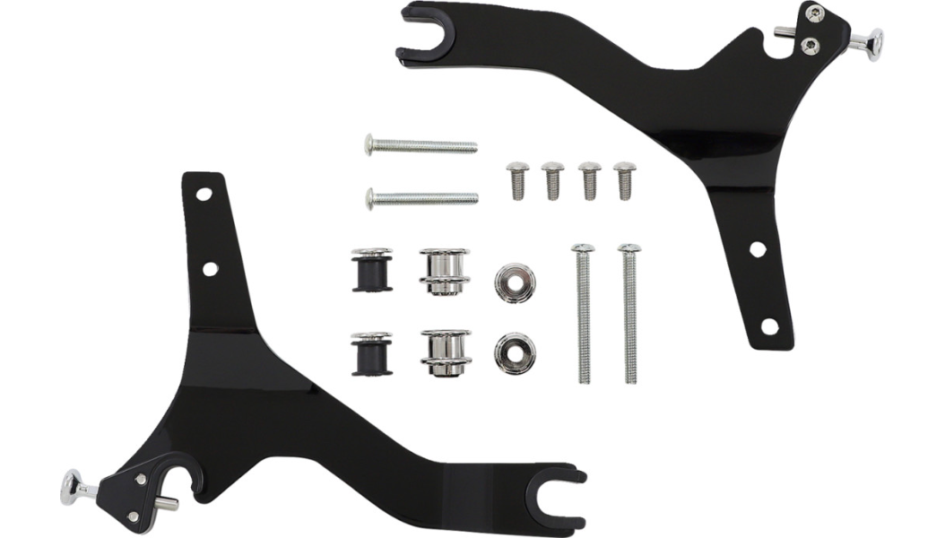 COBRA Backrest Kit - 14" - Black - '04-'18 Sportster 602-2045B