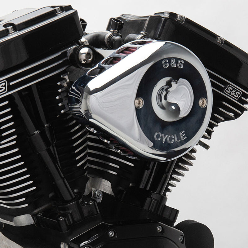 S&S CYCLE Mini Teardrop Air Cleaner Cover in Chrome for all Stealth Applications - 170-0367 - PartsOutlet.com.au