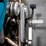 BILTWELL Sanderson Footpegs - Polished - Silver - 7001-302-01 - PartsOutlet.com.au