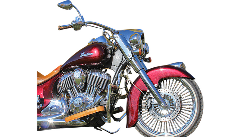 KLOCK WERKS Front Fender - Steel - 16"-19" - Indian/Chief '14-'25 - KWF-04-0400