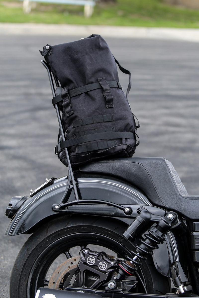 BURLY BRAND Sissy Bar Backpack - Black B15-1013B - PartsOutlet.com.au