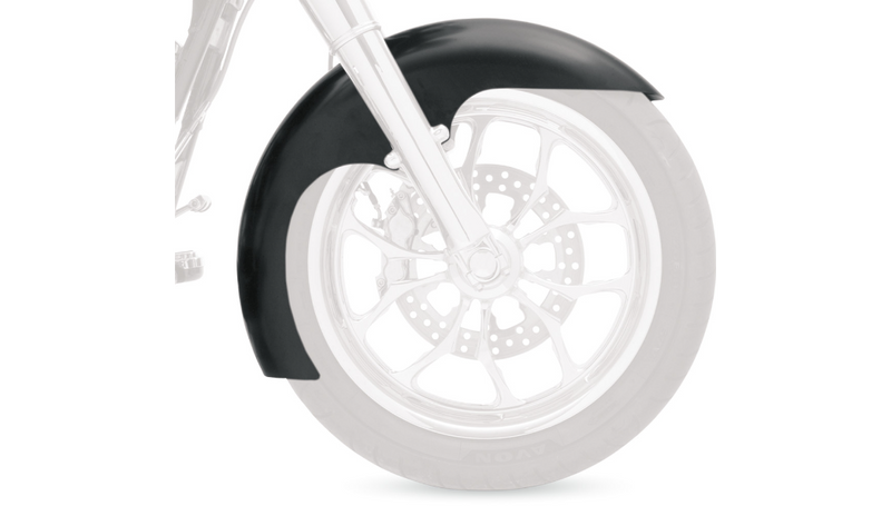 KLOCK WERKS Level Fender Kit - Steel - Black - 16"-19" - Harley-Davidson '84-'13 - KWF-01-0112