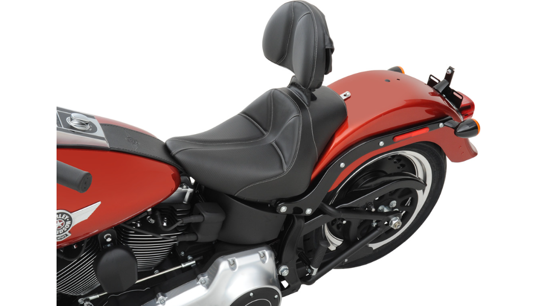 SADDLEMEN Dominator Solo Seat - '06-'17 Softail - 806-12-0042 - PartsOutlet.com.au