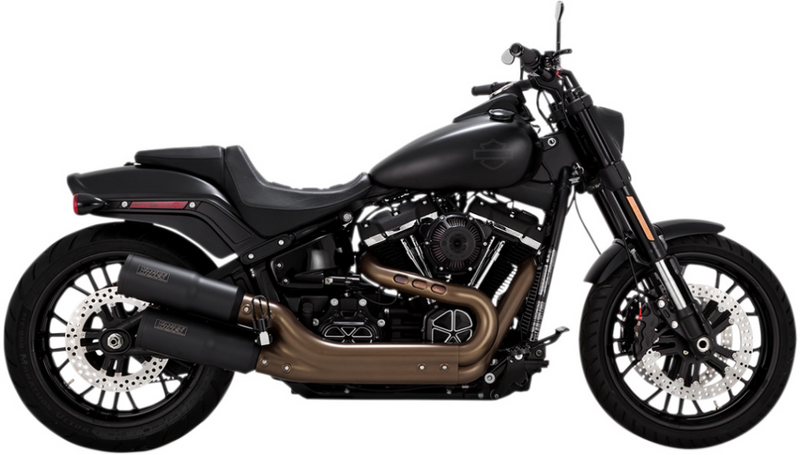 PROGRESSIVE SUSPENSION 465 Series Shocks with Rap - Black - Harley-Davidson '18-'25 - Heavy-Duty - 13.5" - 465-5047B