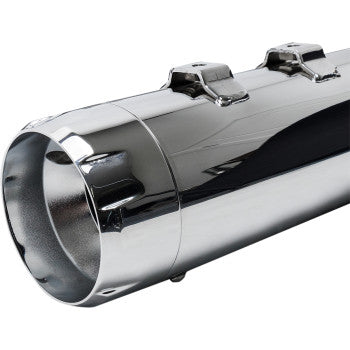 S&S CYCLE 4.5" MK45 Performance Mufflers - Chrome Thruster End Cap - 2017+ Touring- 550-0665