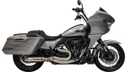BASSANI XHAUST Mid-Length Super Bike Exhaust System - '17-'23 M8 Bagger - 1F98SS - PartsOutlet.com.au