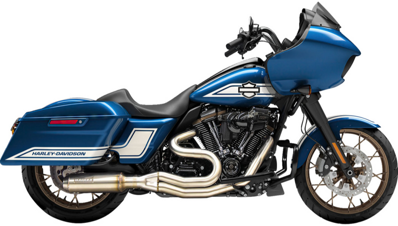 BASSANI XHAUST Mid-Length Super Bike Exhaust System - '17-'23 M8 Bagger - 1F98SS - PartsOutlet.com.au