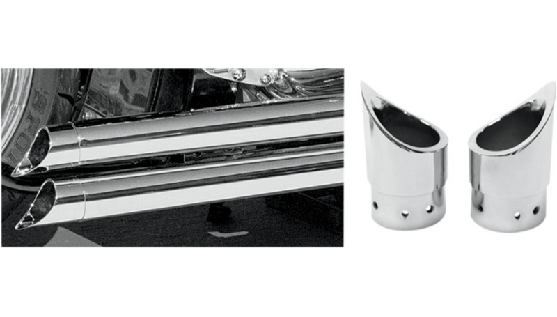 BARON Exhaust Tip - Mini Scalloped - Yamaha '99-'09 - BA-1100-02 - PartsOutlet.com.au