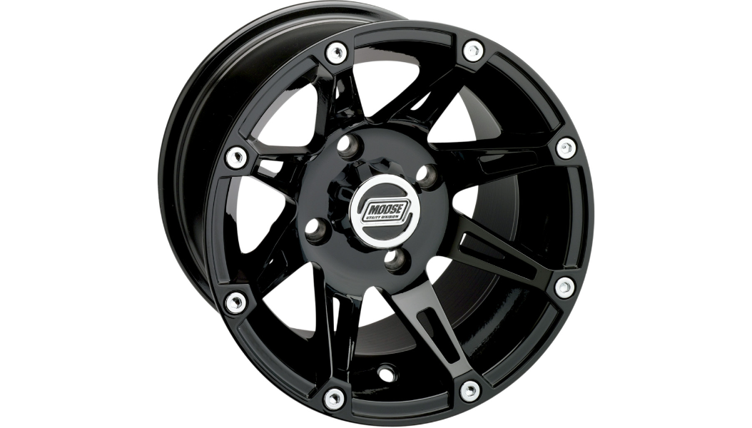 MOOSE UTILITY Wheel - 387X - Front - Black - 14x7 - 4/156 - 4+3 - 387MO147156GB4